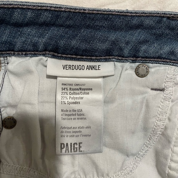 Paige Verdugo Ankle Skinny Jeans - Picture 3 of 4